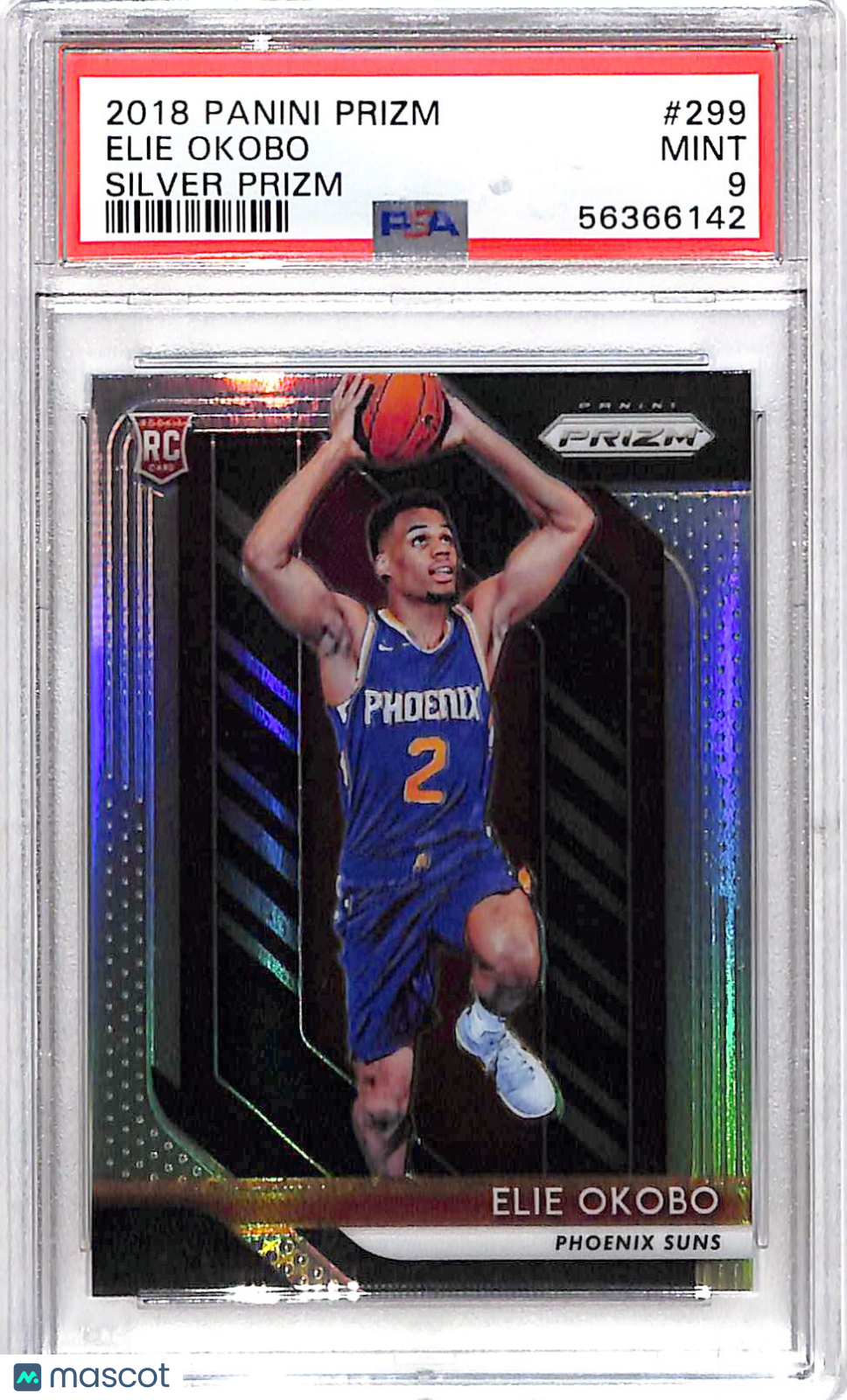 2018 Panini Prizm Elie Okobo #299 Silver PSA 9
