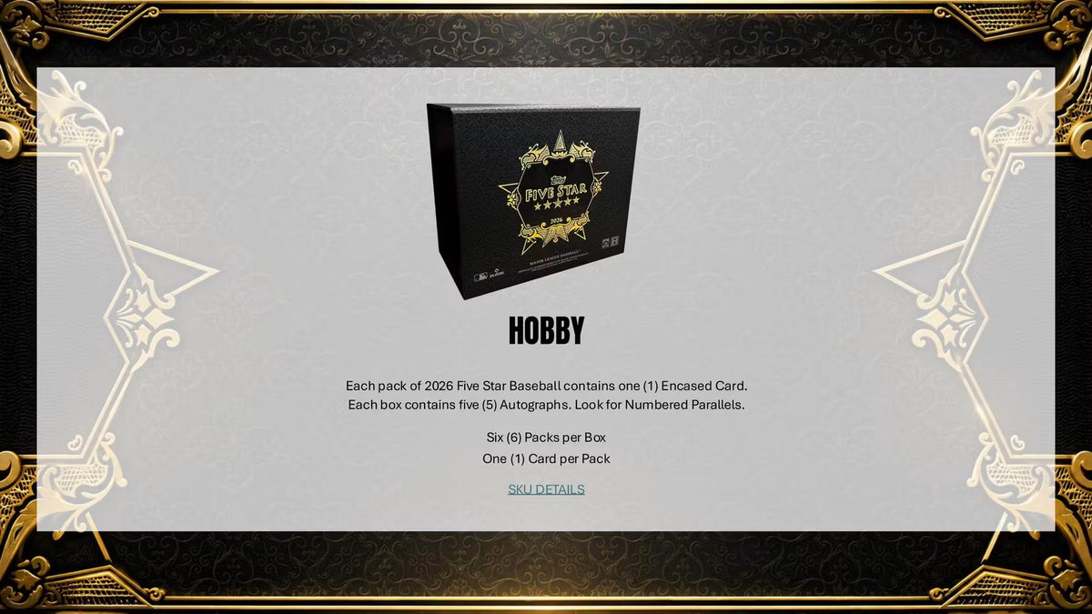 2026 Topps Five Star Baseball Hobby Box