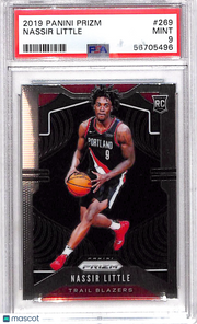 2019 Panini Prizm Nassir Little #269 PSA 9