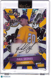 2024 Wild Card Auto Mania Comix Paul Skenes Autograph /1 #ACWC-PS5A LSU Tigers