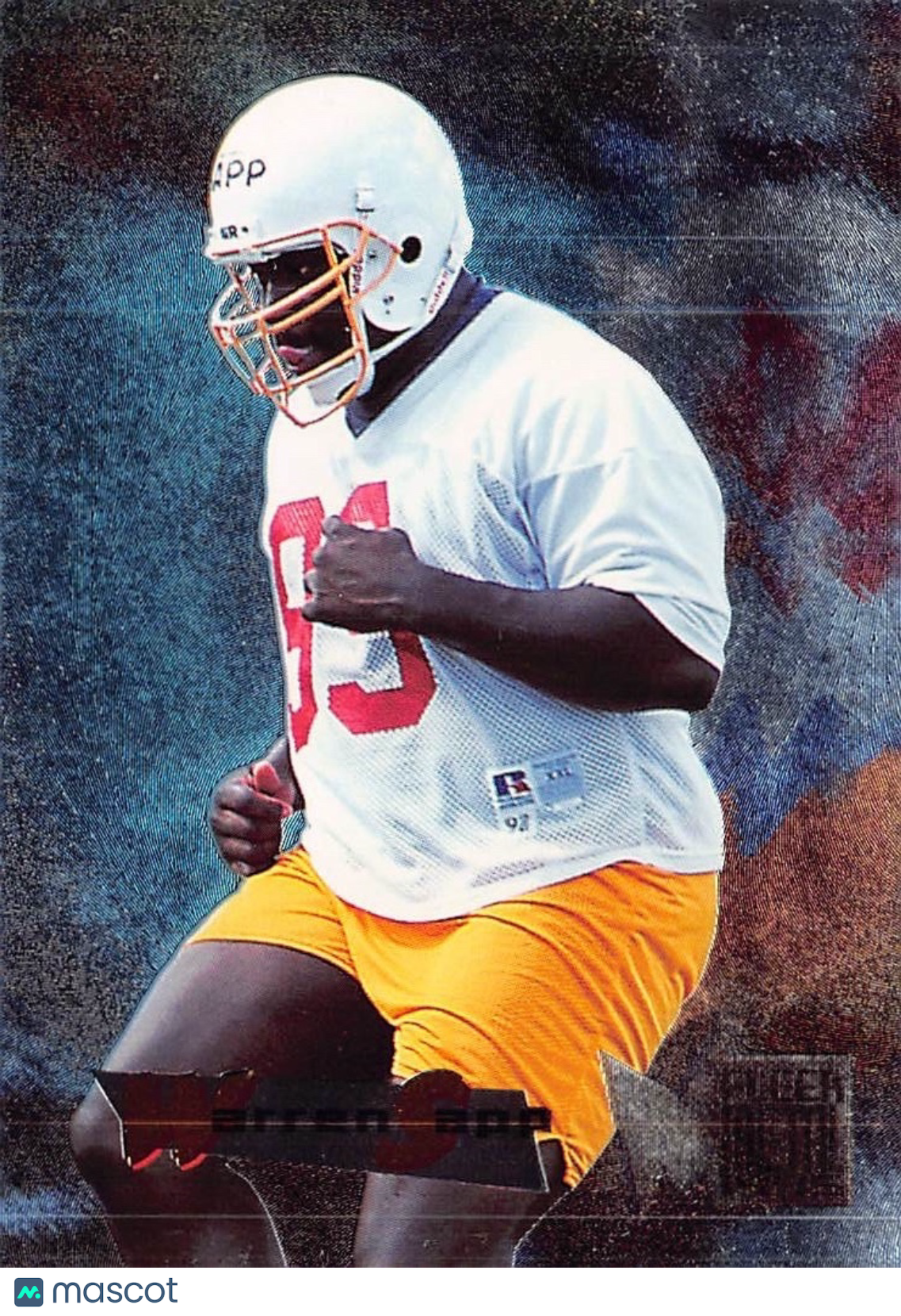 1995 Fleer Warren Sapp Rookie #191 Tampa Bay Buccaneers