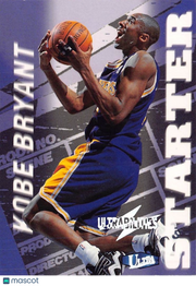 1997-98 Fleer Ultra Ultrabilities Kobe Bryant Starter #3 of 20 S Lakers