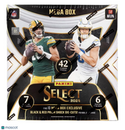 2024 Panini Select Football Mega Box (Black & Red Prizms!)