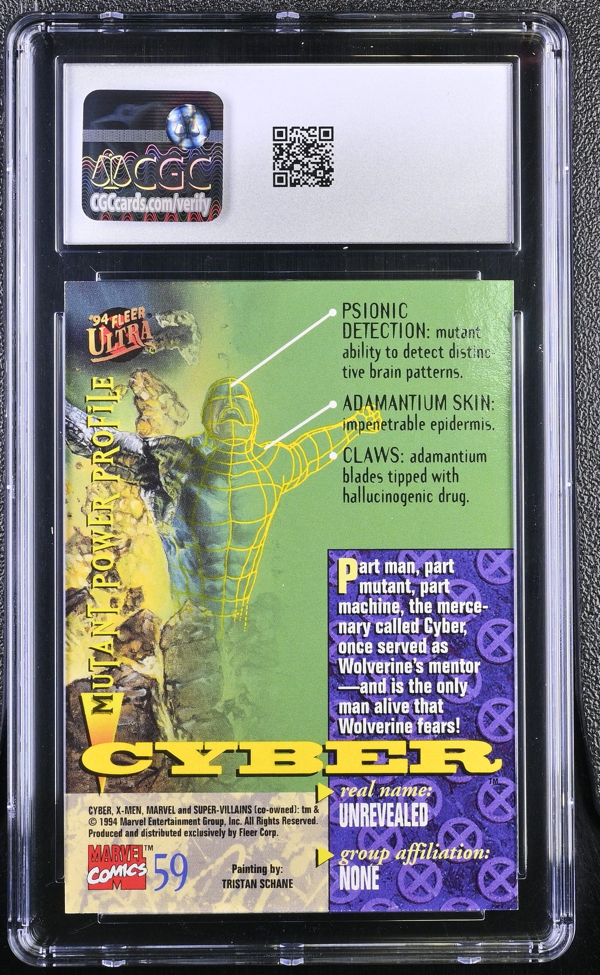 1994 Fleer Ultra X-Men Cyber #59 CGC 10