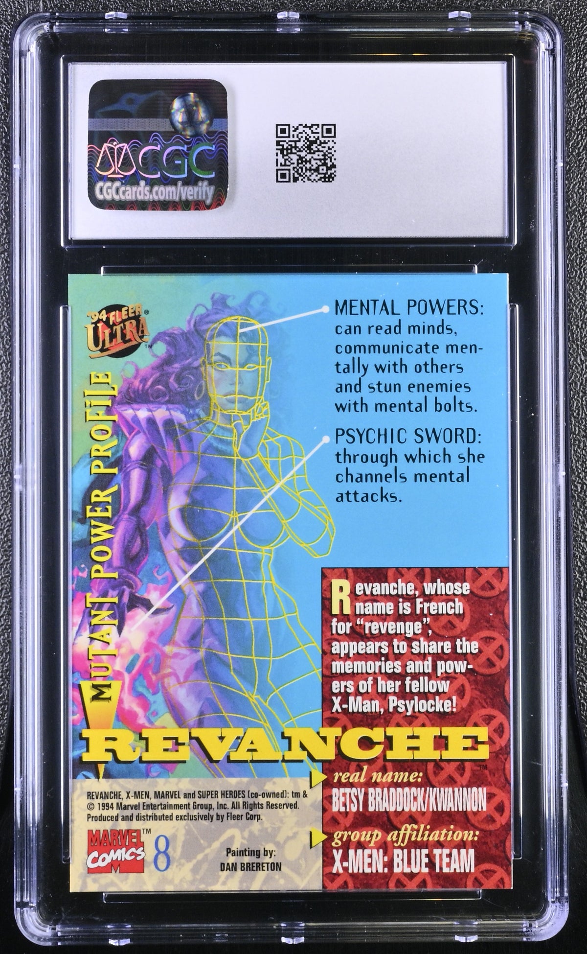 1994 Fleer Ultra X-Men Revanche #8 CGC 9.5