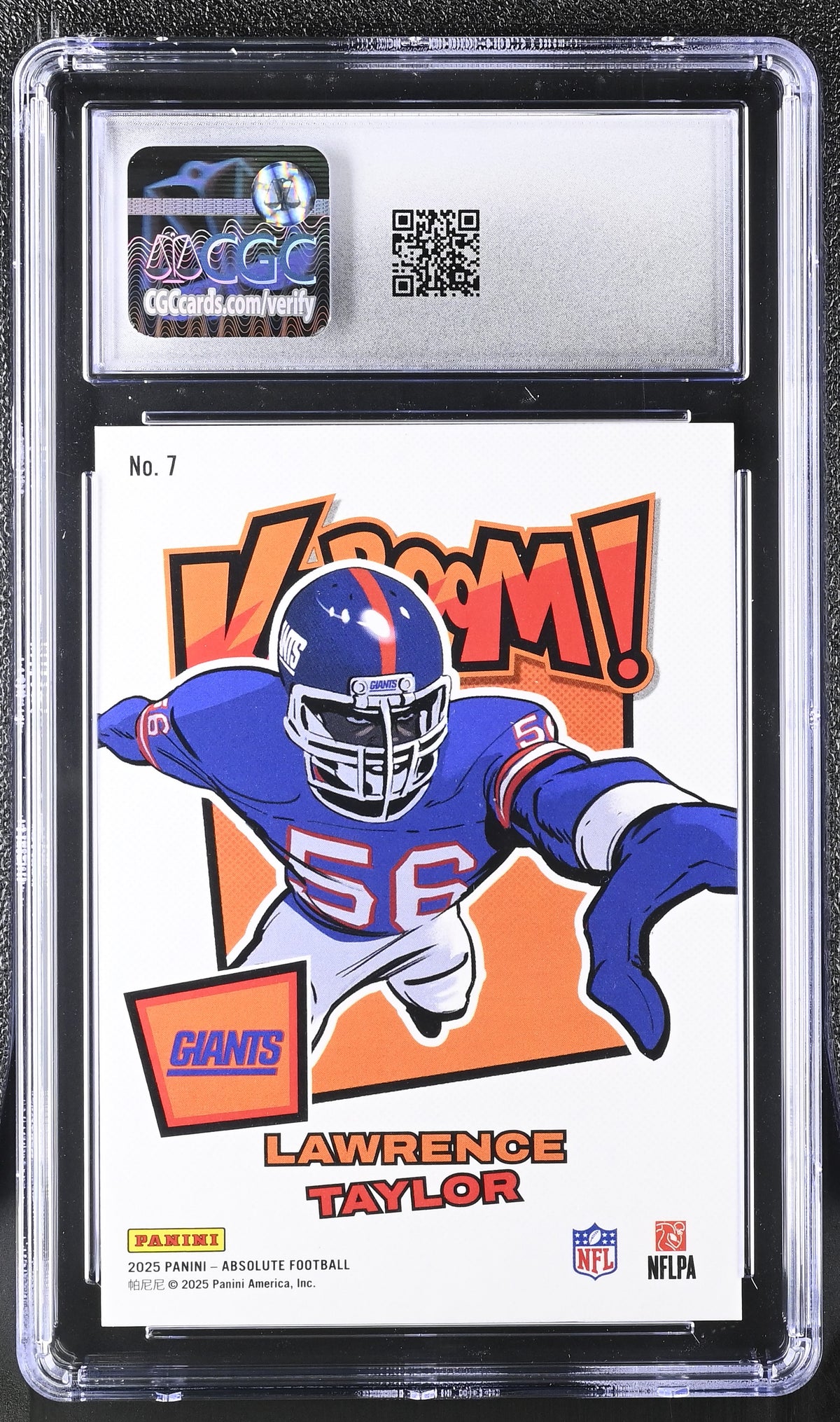 2025 Panini Absolute Lawrence Taylor Kaboom! - Horizontal #7 CGC 9.5 Giants