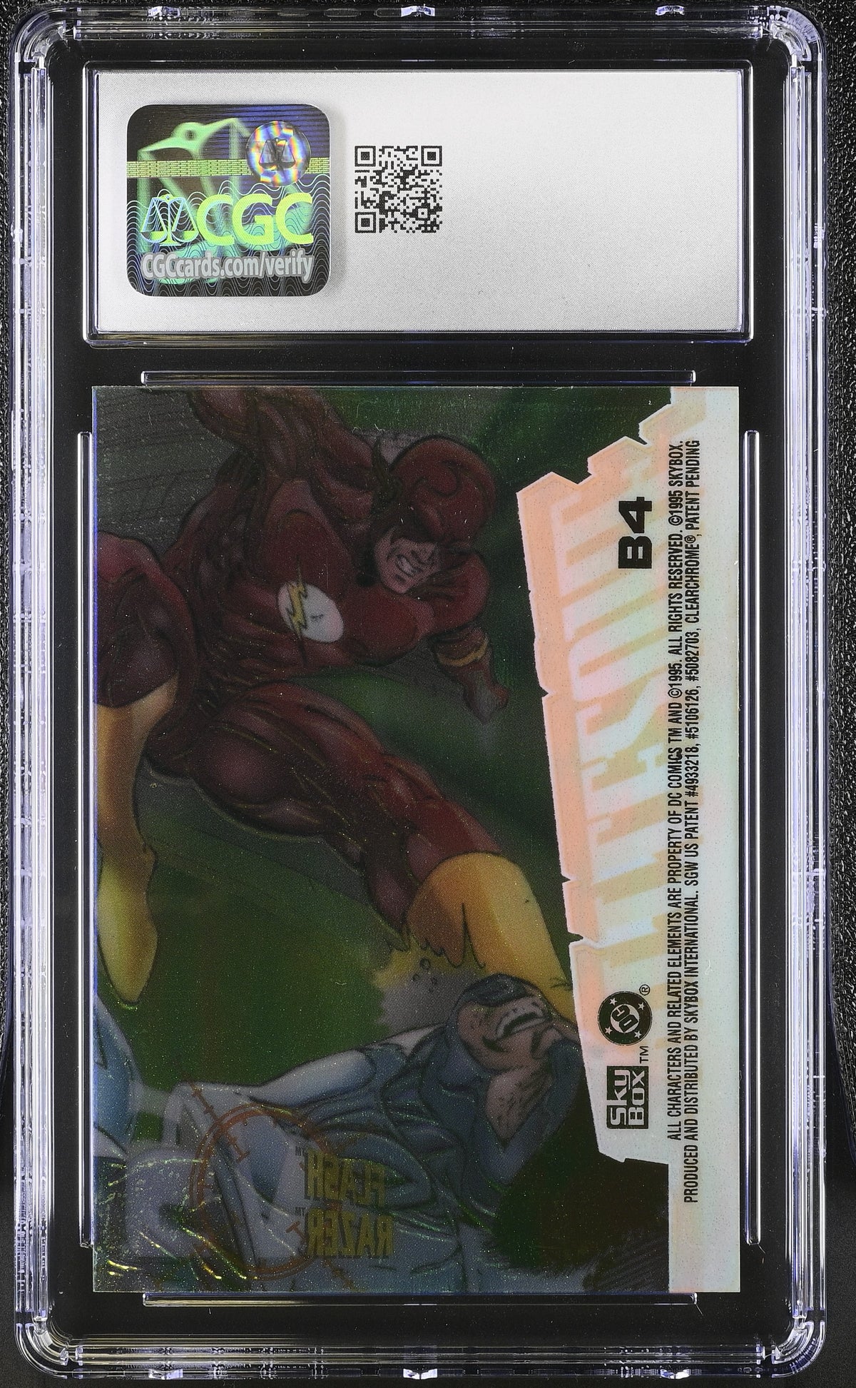 1995 Skybox DC Legends Power Chrome Flash VS. Razer Battlezone #B4 CGC 10