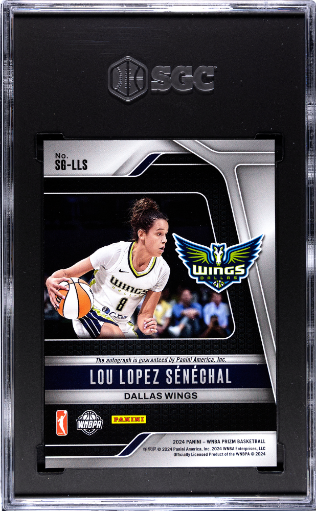2024 Panini Select Wnba Lou Lopez Senechal Auto #SG-LLS SGC 9.5 Dallas Wings