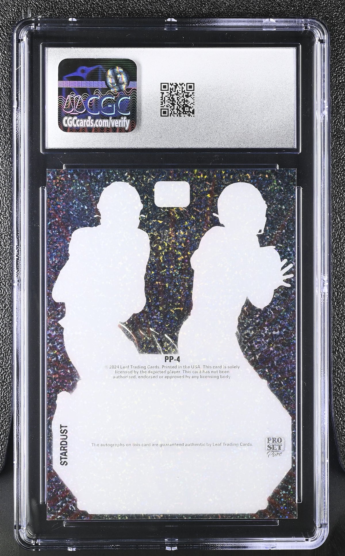 2024 Leaf Pro Set Pure Caleb Williams Jayden Daniels /3 Rookie Auto CGC 9