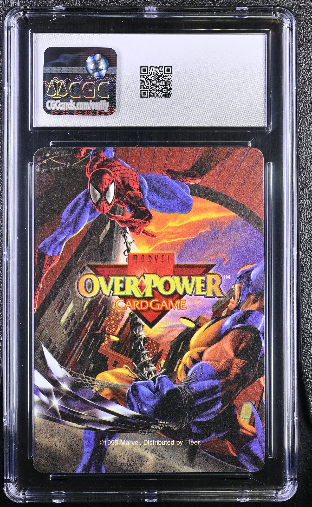 1995 Overpower Marvel Base Set Insane Rage CGC 10