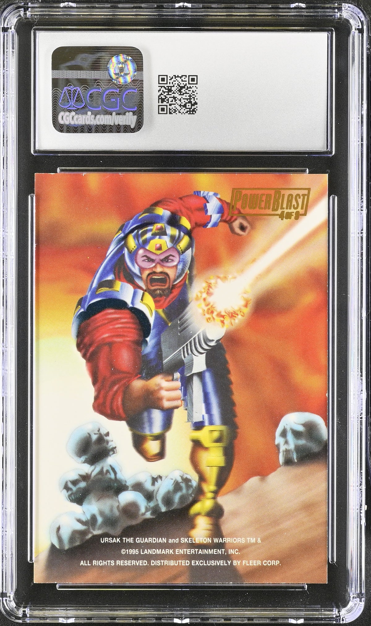 1995 Other Non-Sports Skeleton Warriors Ursak the Guardian PowerBlast #4 CGC 9
