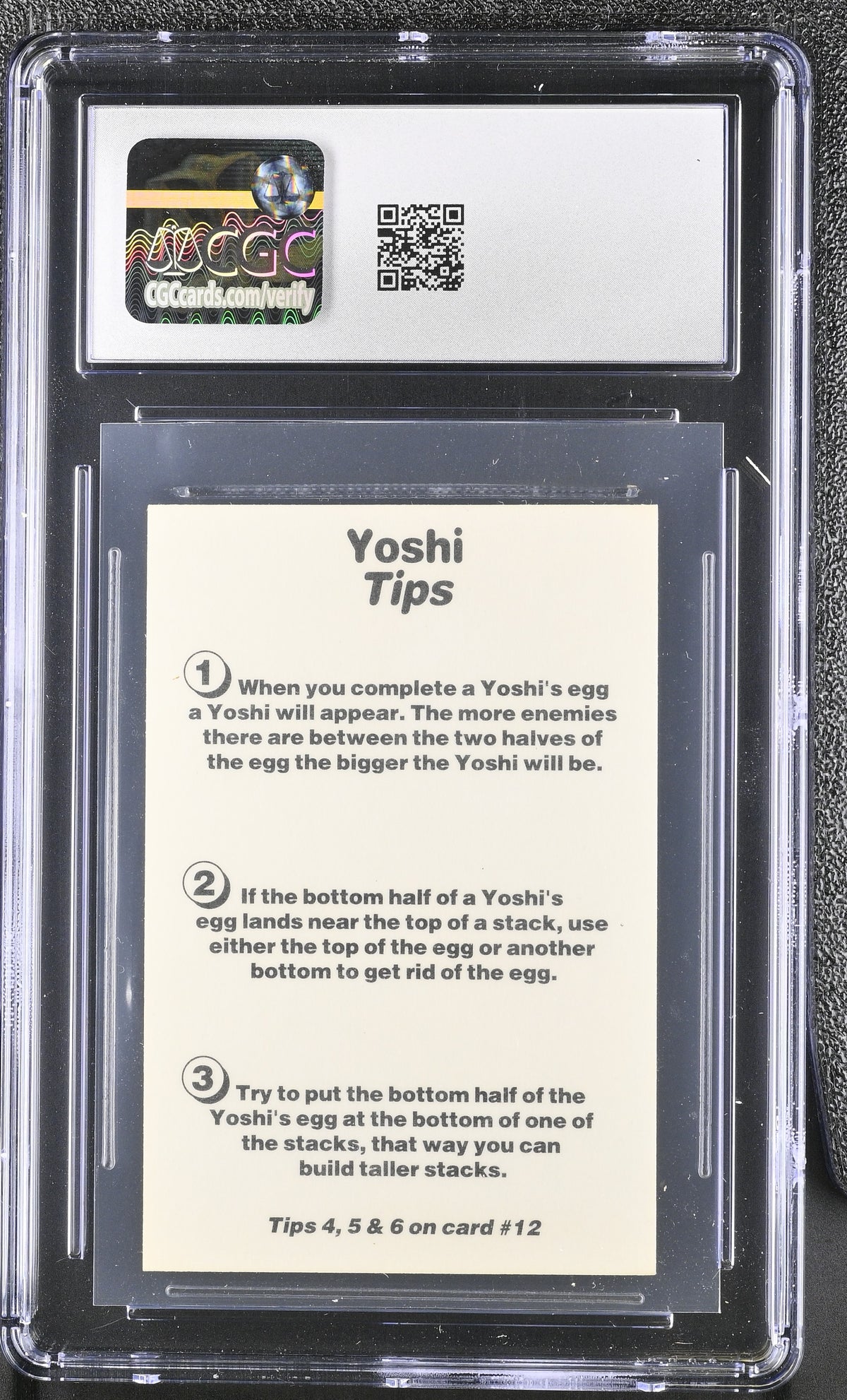 1993 Nintendo Game Boy Tips Yoshi #11 CGC 7