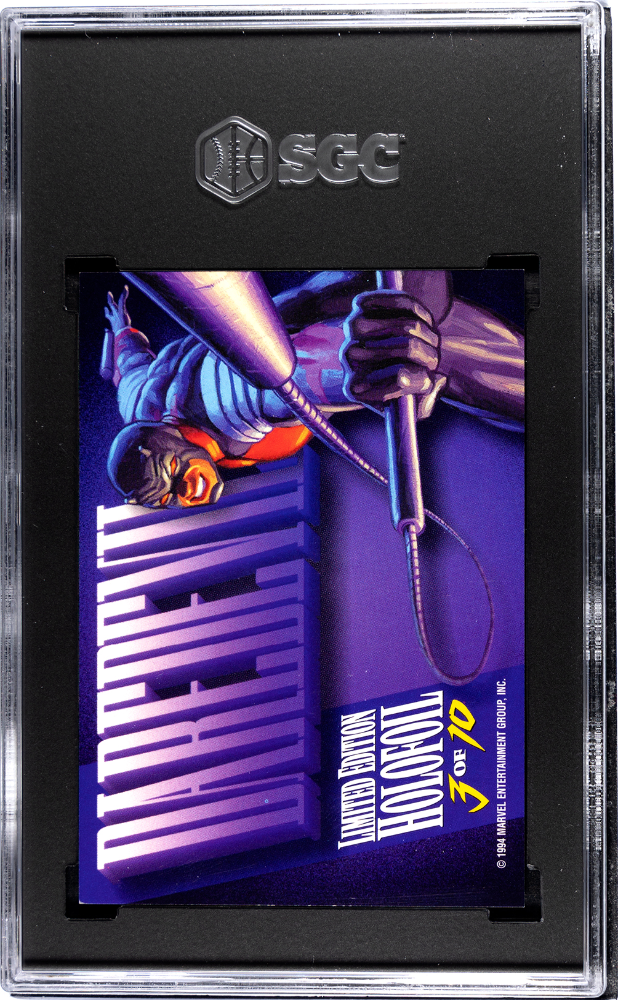 1994 Marvel Masterpieces Daredevil #3 SGC 9