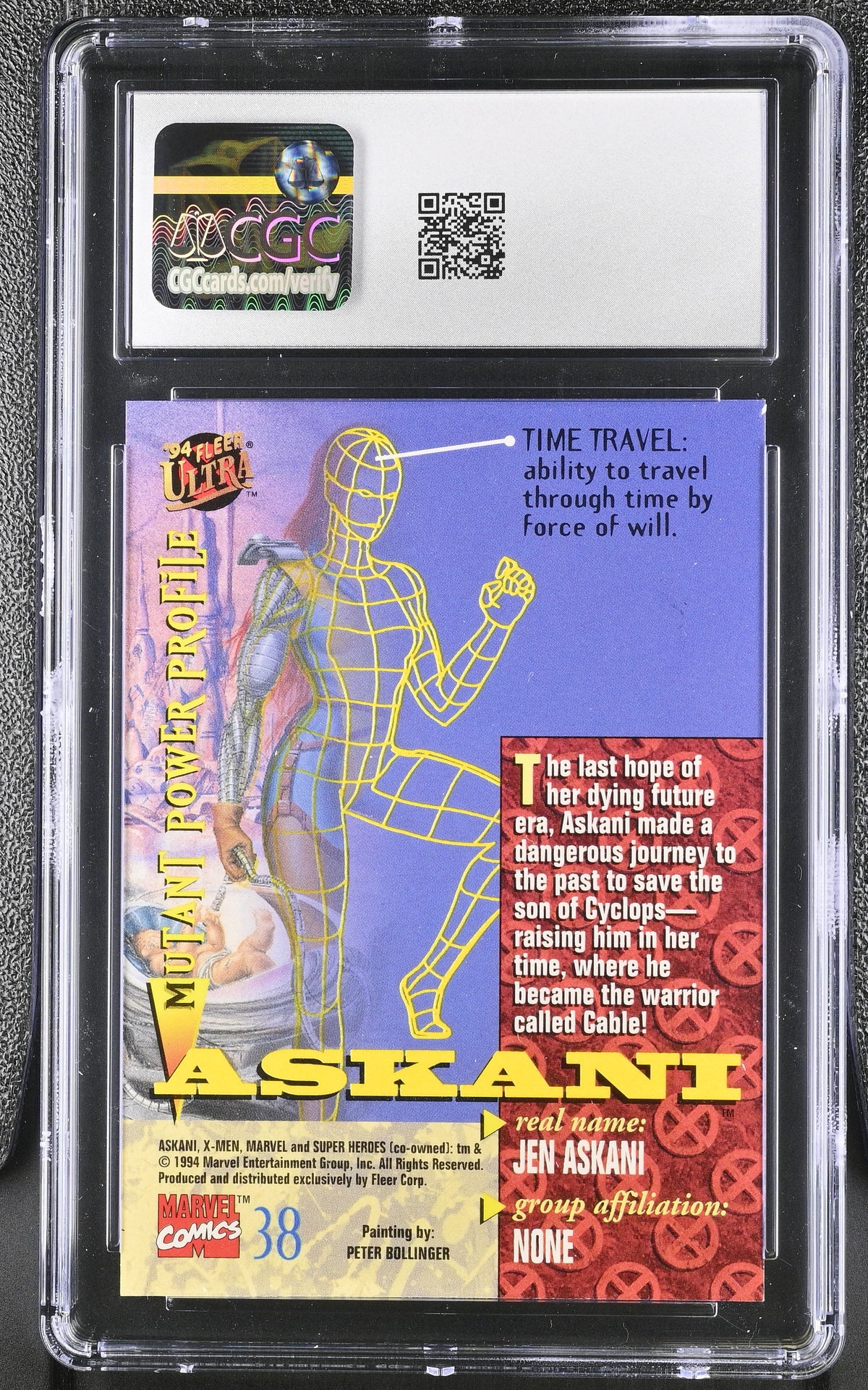 1994 Fleer Ultra X-Men Askani #38 CGC 10