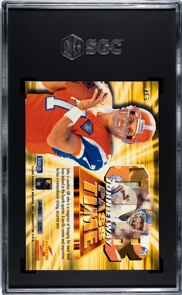 1995 Score John Elway Pass Time #PT6 SGC 9.5 Denver Broncos