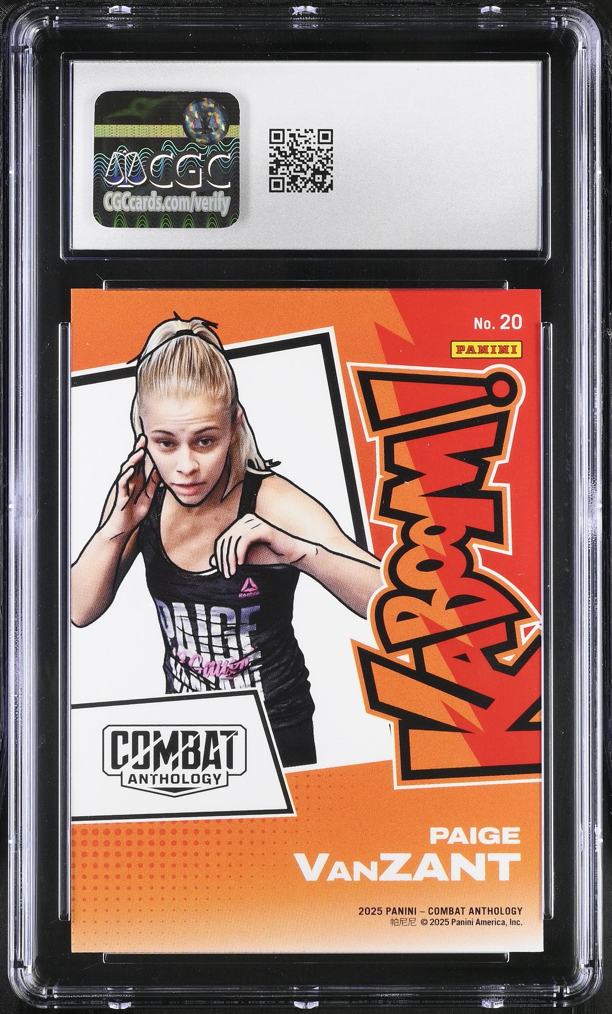 2025 Panini Combat Anthology Kaboom! #20 CGC 10