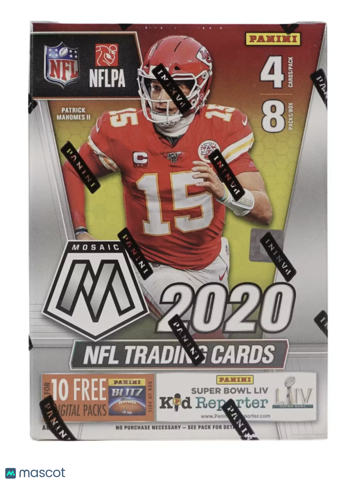 2020 Panini Mosaic NFL Trading Cards Blaster Box- 4 Exclusive Parallels