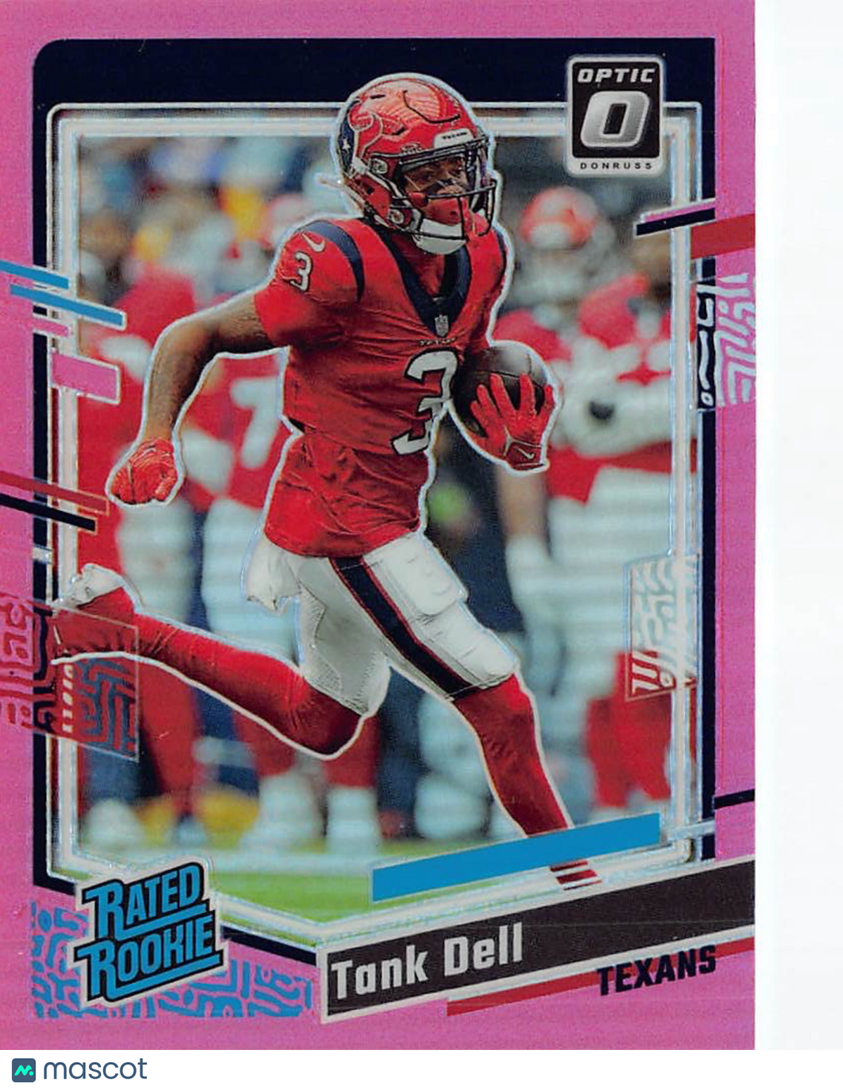 2023 Panini Donruss Optic Tank Dell Pink Rookie #245 Houston Texans