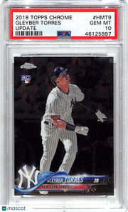 2018 Topps Chrome Update Gleyber Torres #HMT9 PSA 10