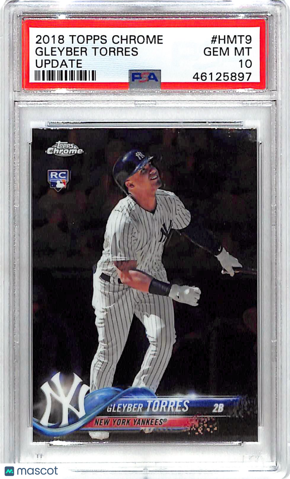 2018 Topps Chrome Update Gleyber Torres #HMT9 PSA 10