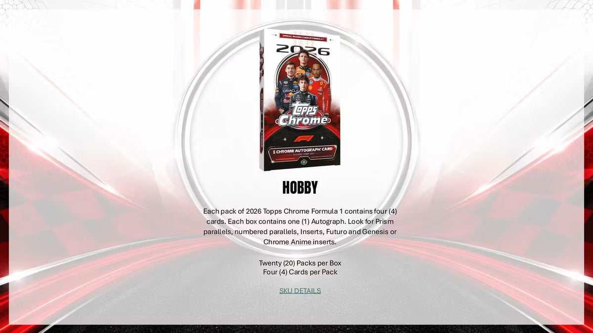 2026 Topps Chrome F1 Formula 1 Hobby Box