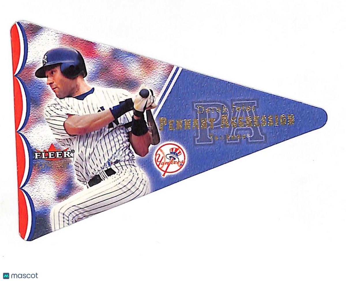 2001 Fleer Genuine Pennant Agression Derek Jeter #1 PA New York Yankees