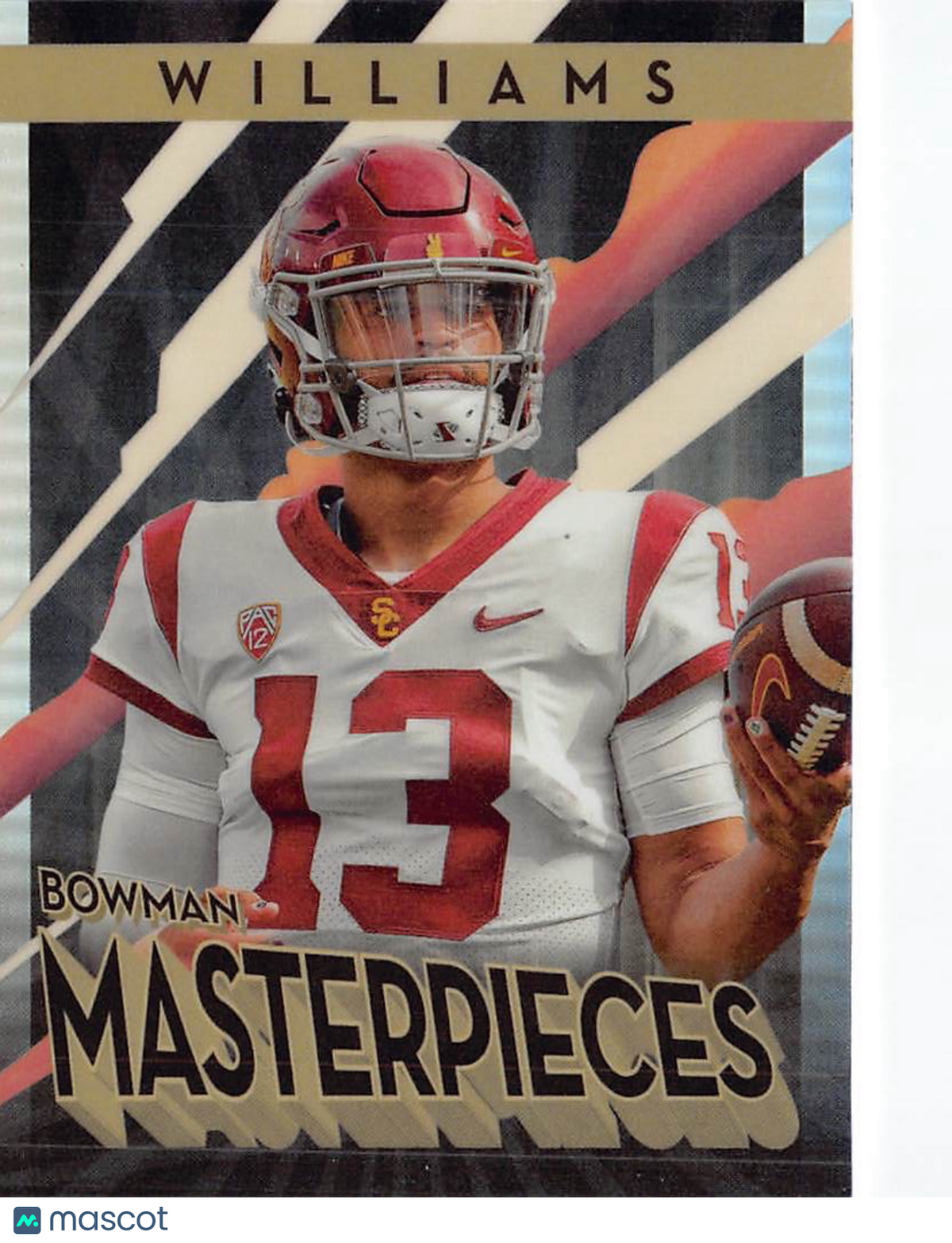 2022 Bowman Masterpieces Caleb Williams Rookie #BM-4 USC Trojans