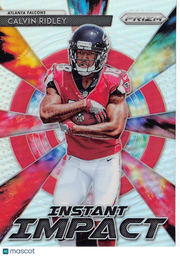 2018 Panini Prizm Instant Impact Calvin Ridley Silver Rookie #II-9 Falcons