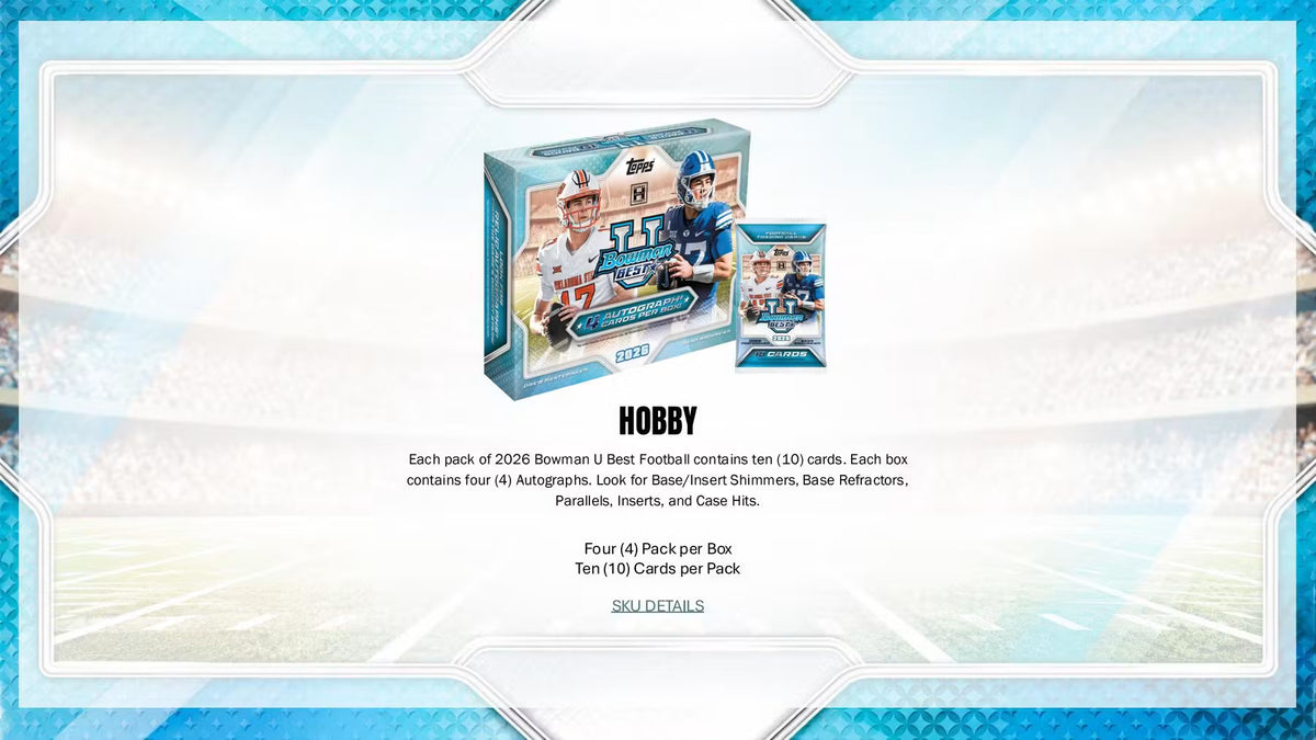 2026 Bowman's Best University Football Hobby Box