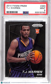 2014 Panini Prizm T. J. Warren #263 PSA 9