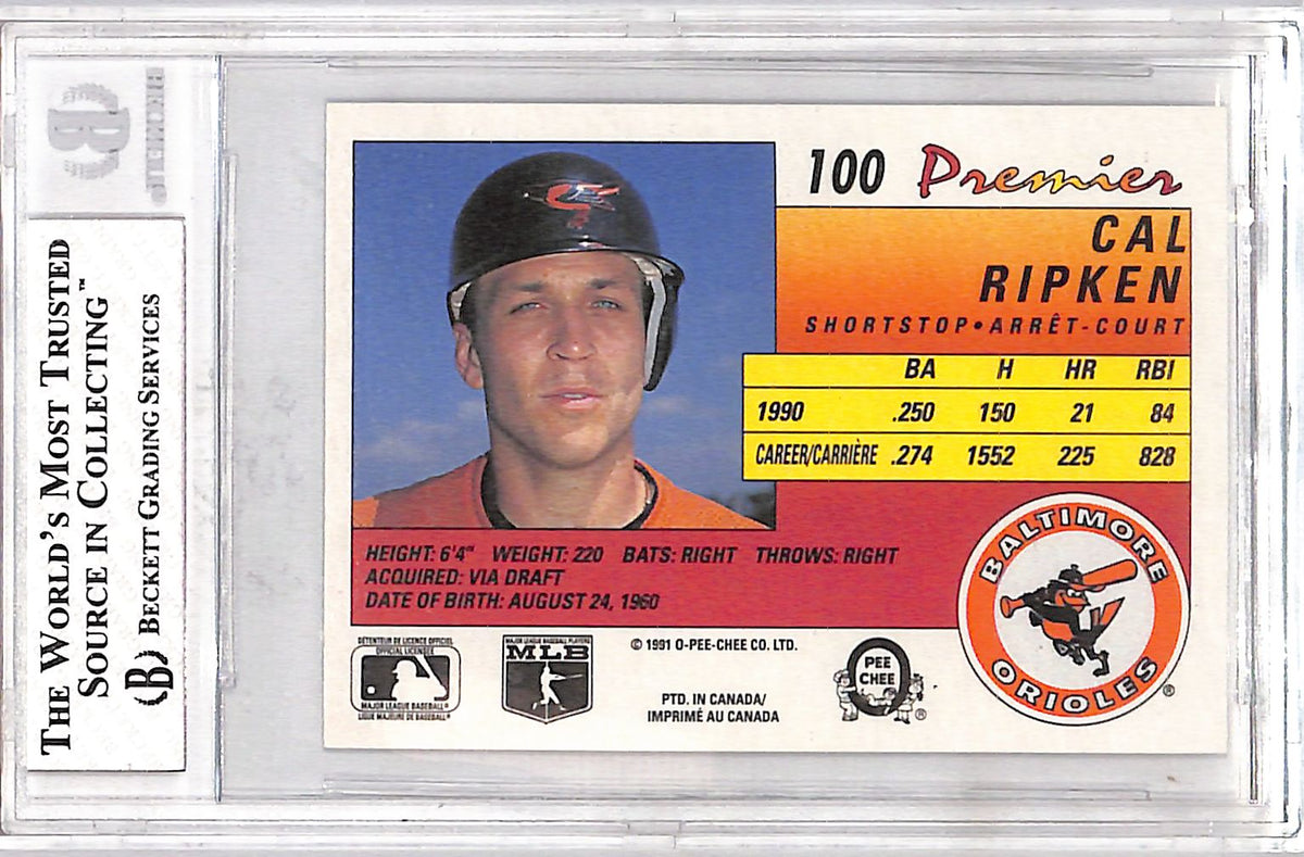 1989 Score Cal Ripken #15 BGS 8.5