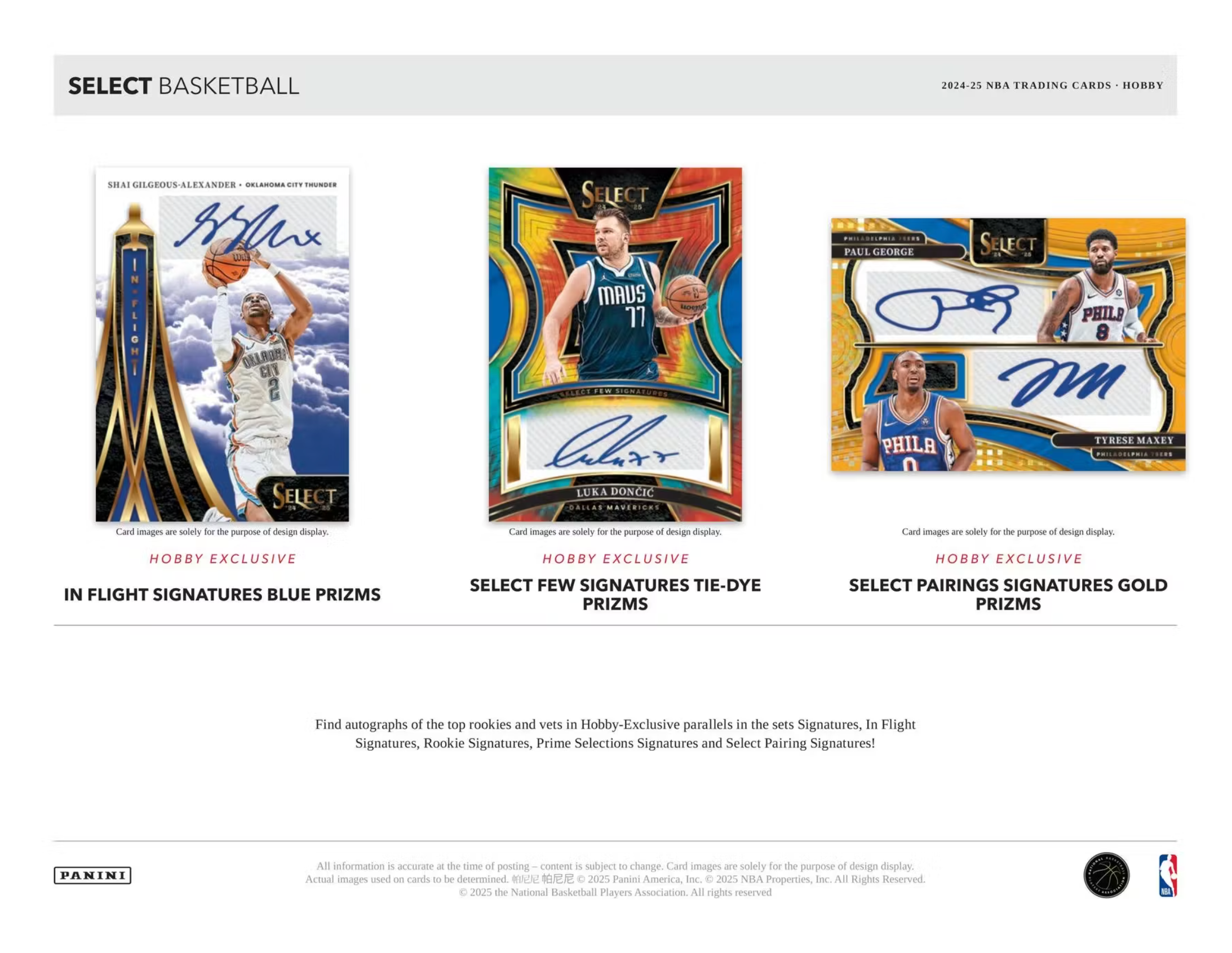 2024/25 Panini Select Basketball Hobby Box