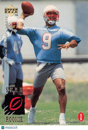 1995 Upper Deck Steve McNair Rookie #3 Houston Oilers