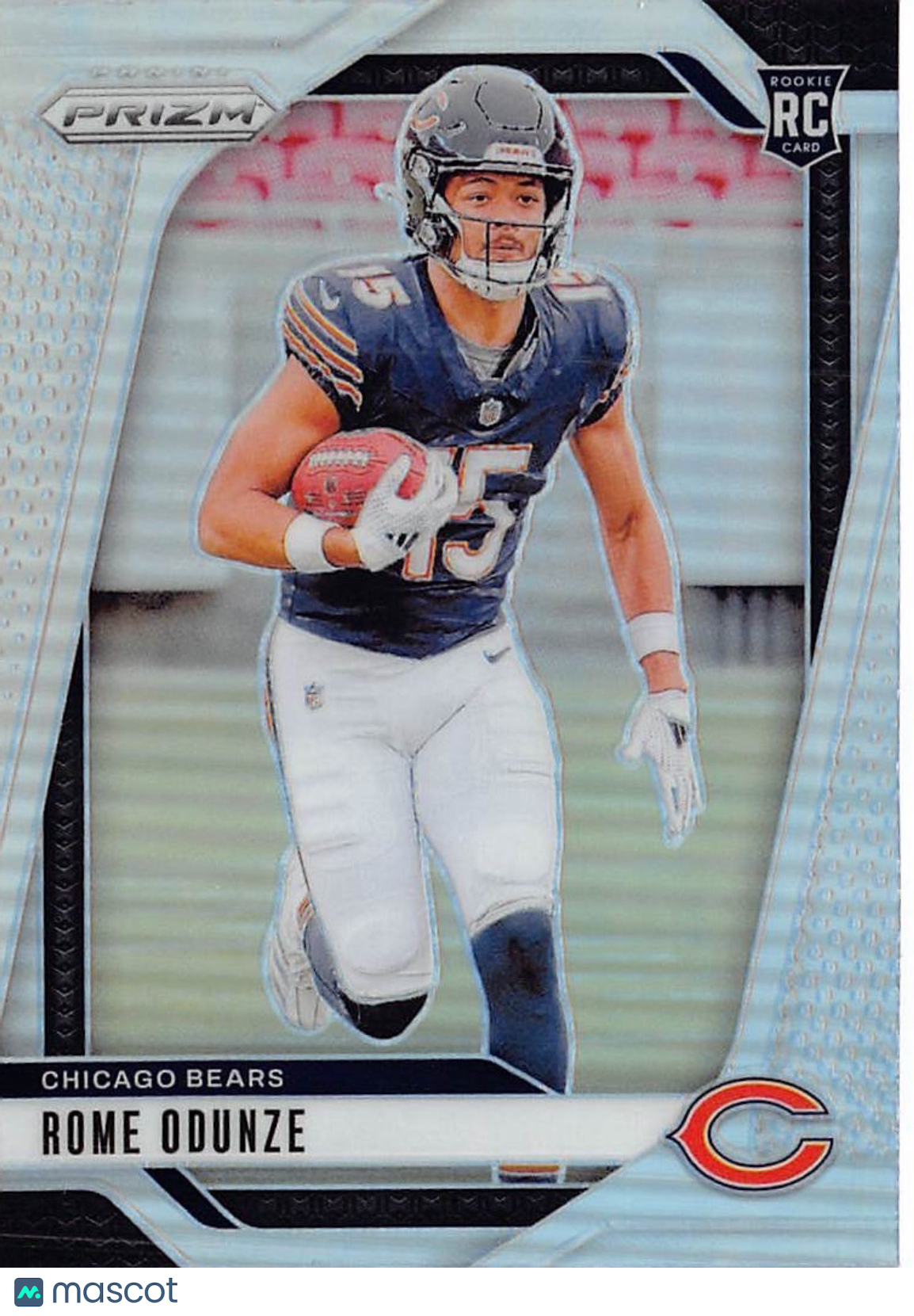 2024 Panini Prizm Rome Odunze Silver Rookie RC #385 Chicago Bears