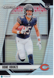 2024 Panini Prizm Rome Odunze Silver Rookie RC #385 Chicago Bears