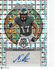 2023 Panini Mosaic Football Nakobe Dean Autograph #S6 Philadelphia Eagles