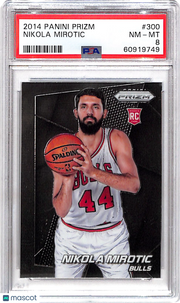 2014 Panini Prizm Nikola Mirotic #300 PSA 8