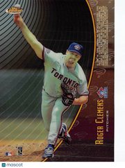 1998 Topps Finest Mystery Finest Roger Clemens Refractor #M34 Toronto Blue Jays