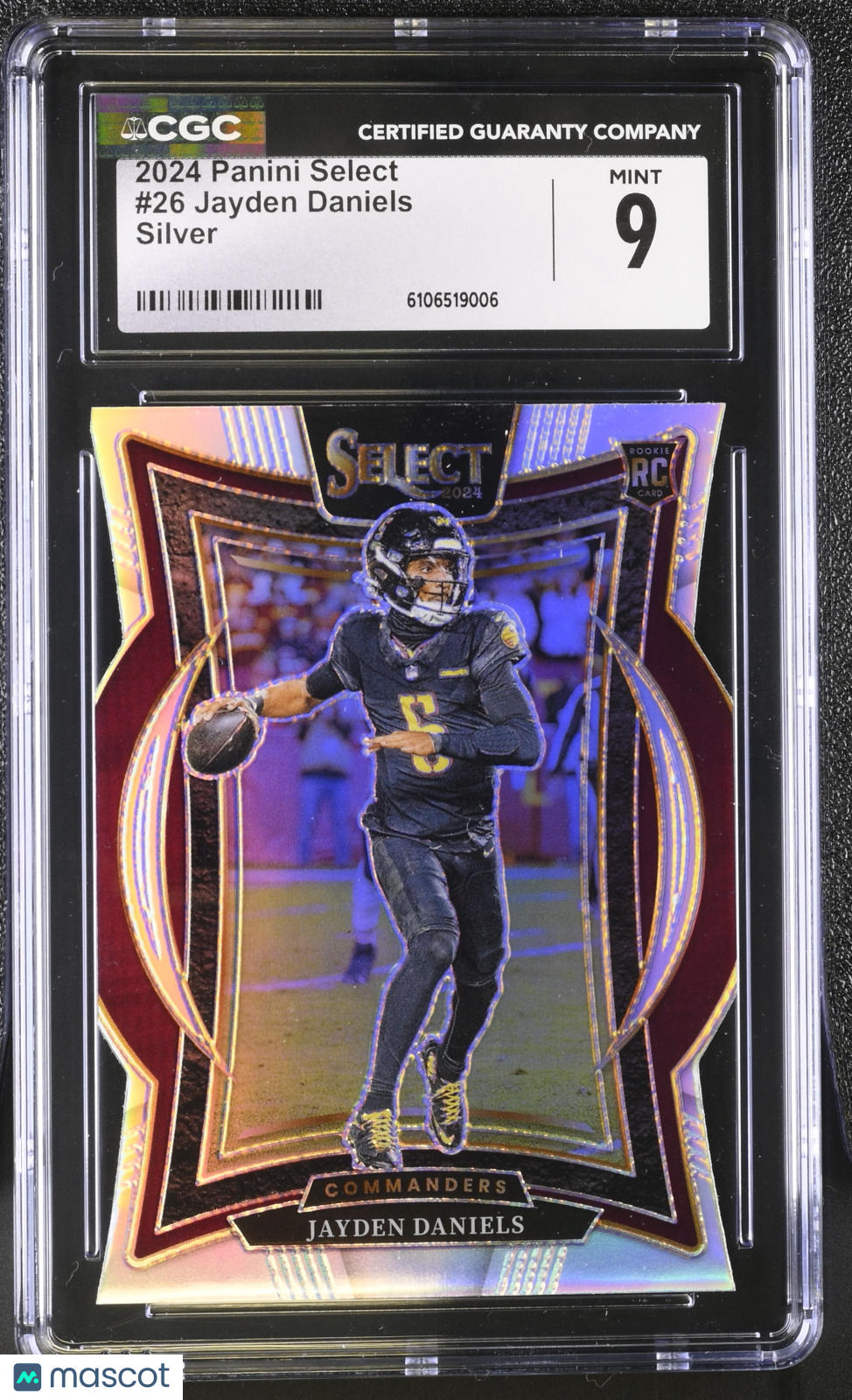 2024 Panini Select Jayden Daniels #26 Silver CGC 9