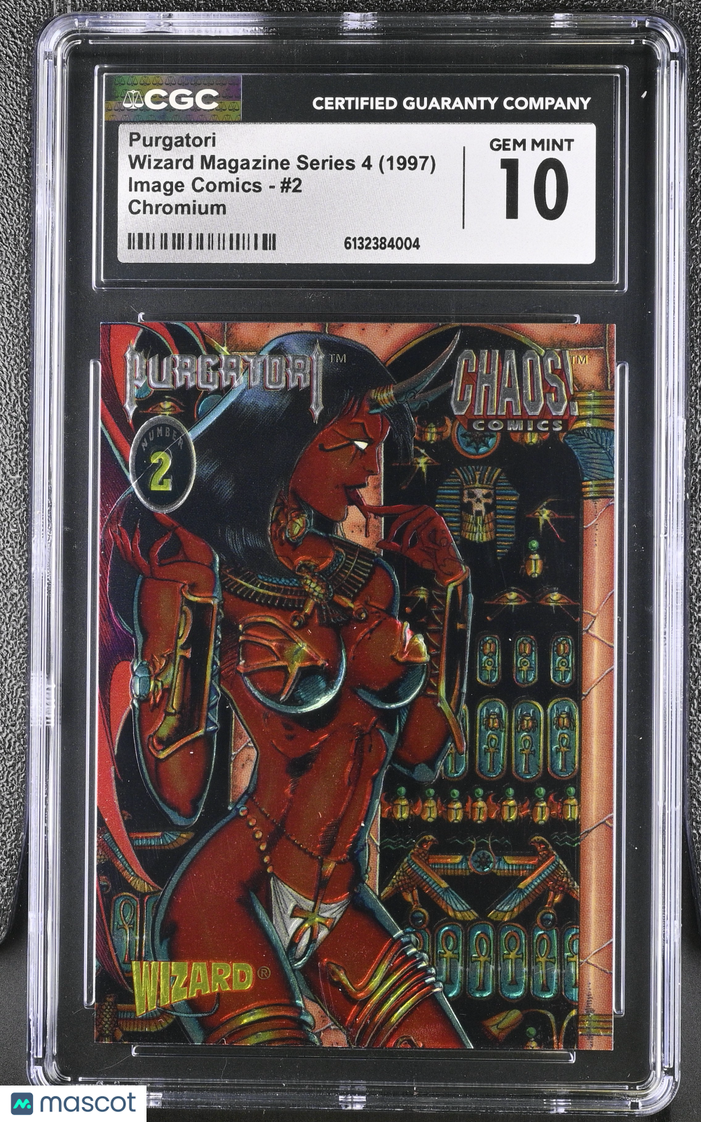 1997 Image Wizard Magazine Series 4 Purgatori Chromium #2 CGC 10