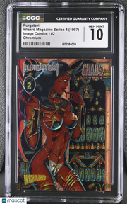 1997 Image Wizard Magazine Series 4 Purgatori Chromium #2 CGC 10