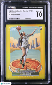 2024 Panini Rookie Royalty WNBA Angel Reese Rookie Downtown #5 CGC 10 Sky