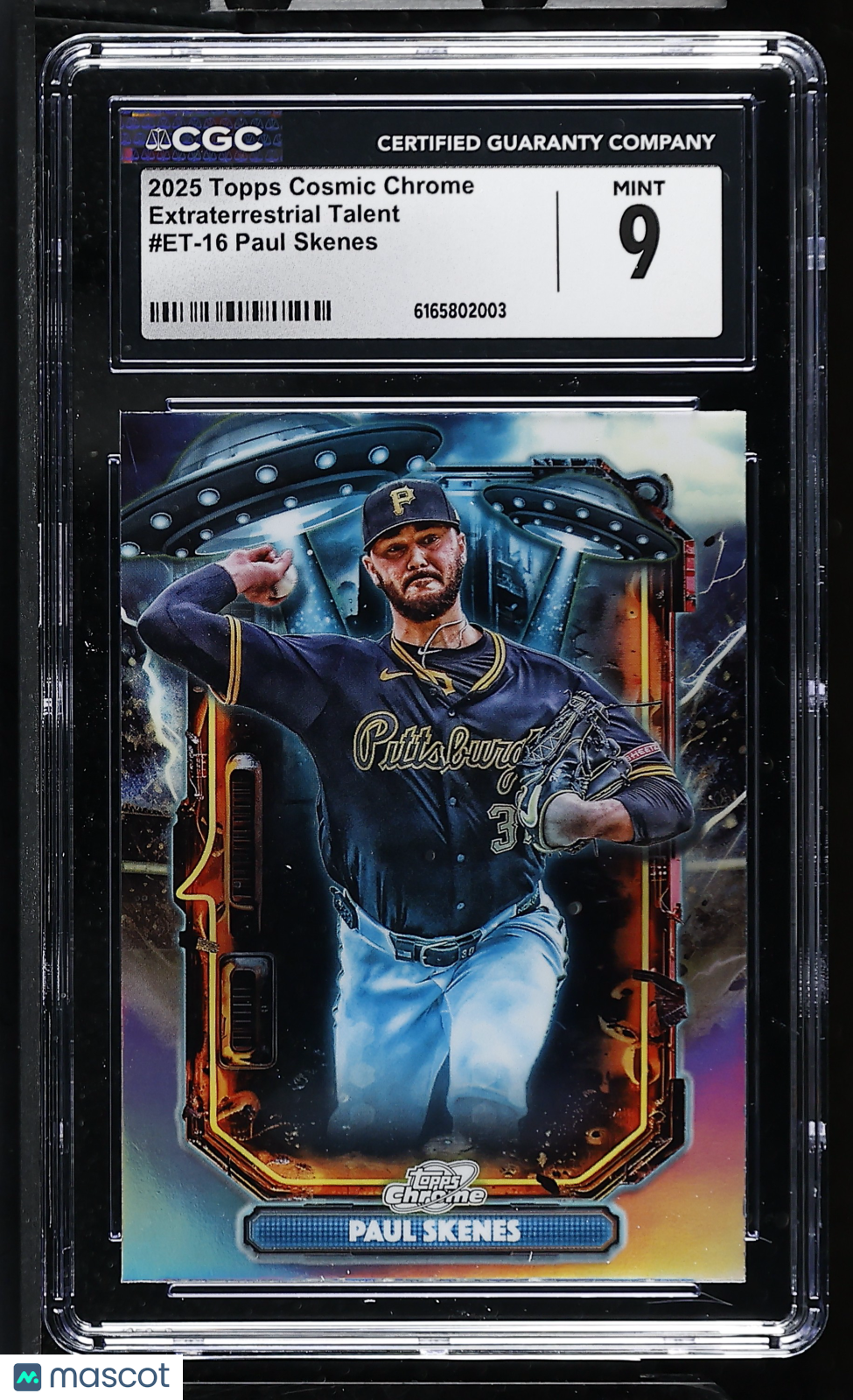 2025 Topps Cosmic Chrome Paul Skenes Extraterrestrial Talent ET-16 CGC 9 Pirates