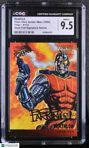 1995 Fleer Ultra Spider-Man Deathlok #114 Gold Foil Signature Series CGC 9.5