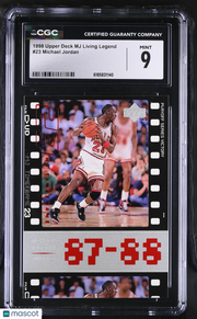 1998 Upper Deck MJ Living Legend Michael Jordan #23 CGC 9 Chicago Bulls