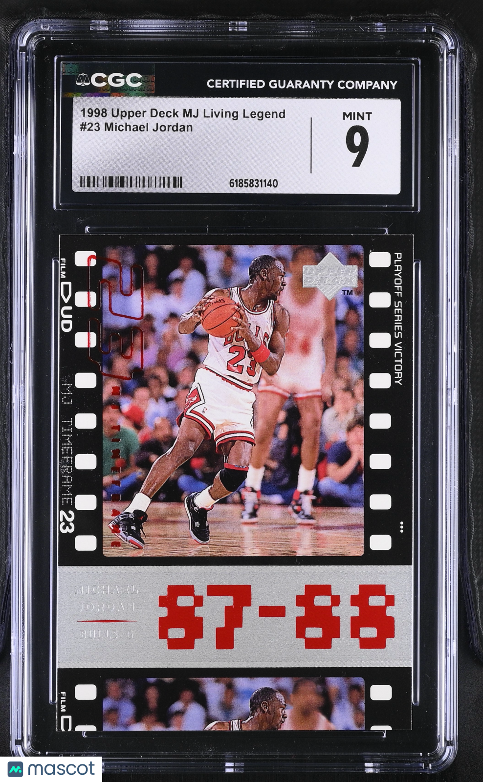 1998 Upper Deck MJ Living Legend Michael Jordan #23 CGC 9 Chicago Bulls