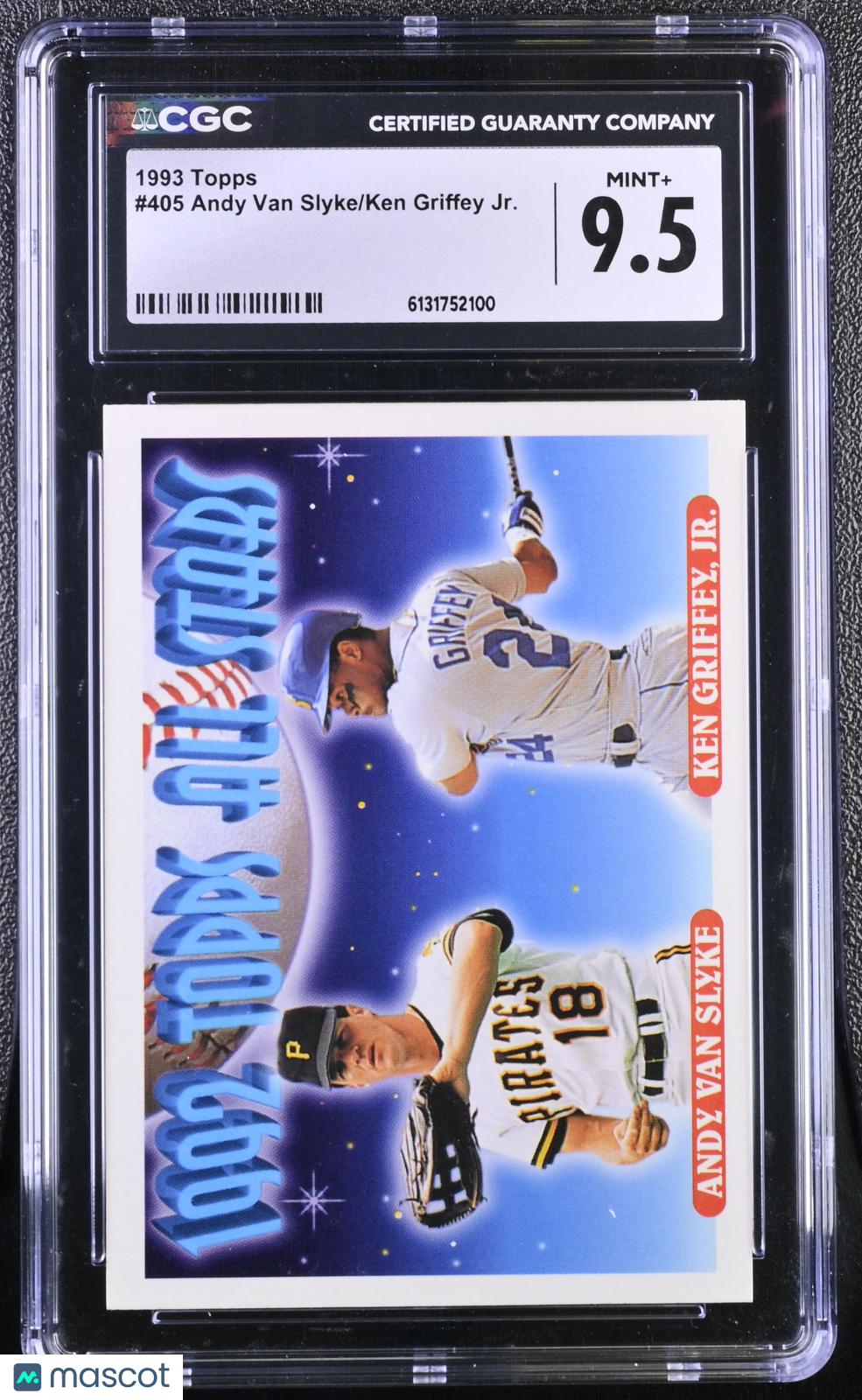 1993 Topps Andy Van Slyke/Ken Griffey Jr. #405 CGC 9.5