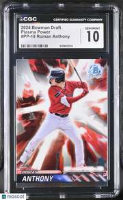 2024 Bowman Draft Roman Anthony Rookie Plasma Power #PP-18 CGC 10 Boston Red Sox