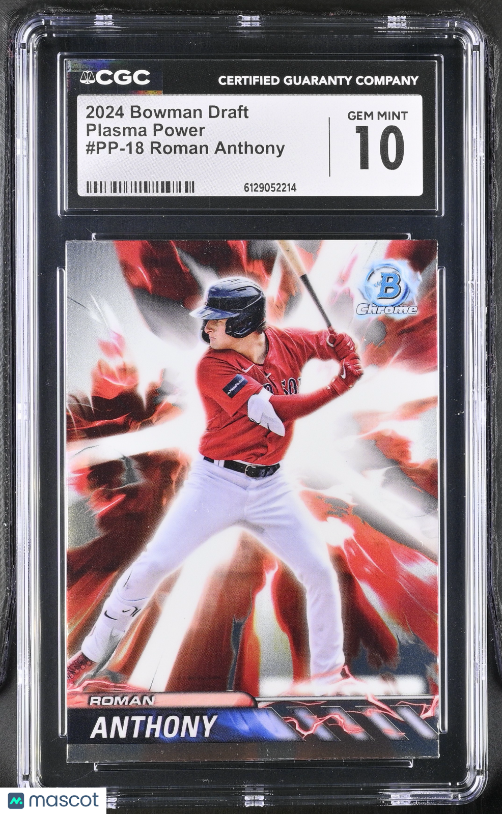 2024 Bowman Draft Roman Anthony Rookie Plasma Power #PP-18 CGC 10 Boston Red Sox