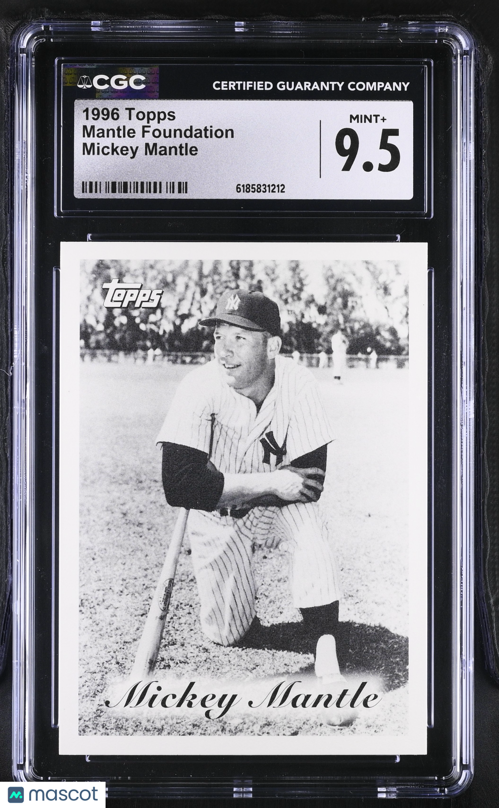 1996 Topps Mickey Mantle Mantle Foundation CGC 9.5 New York Yankees